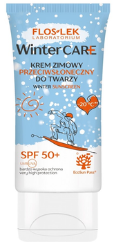 Набір для догляду за обличчям Floslek Winter Care For Active Зимовий сонцезахисний крем SPF50+ 30 мл + Зимовий вазелін для губ 10 г (5905043024981)