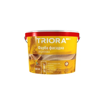 Фасадная краска акриловая Triora белая 10 л