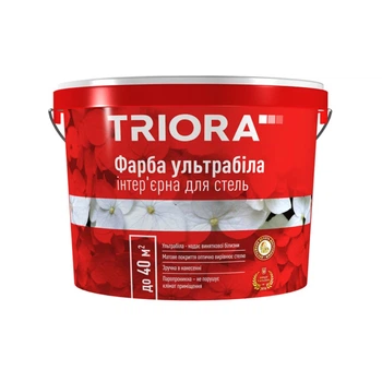 Интерьерная краска акриловая Triora белая 10 л