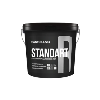 Фасадна фарба структурна Kolorit Farbmann Standart R база LAP 4,5 л прозорий