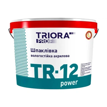 Шпаклевка влагостойкая Triora TR-12 power 5 кг