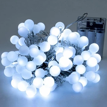 Гирлянда Altalusse INL-2705B-80 Cold 80 LED на батарейках 10 м холодный белый