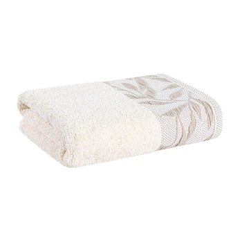 Полотенце махровое Home Line Флора 177660 400 г/м2 50*90 см кремовый