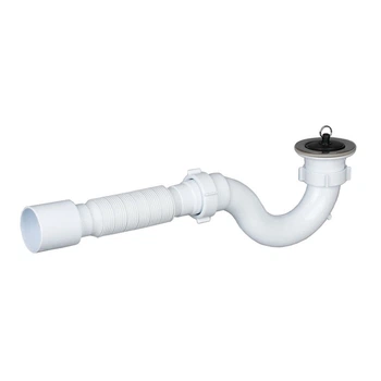 Сифон для піддона SoloPlast Д-0110 з гофрошлангом L400mm