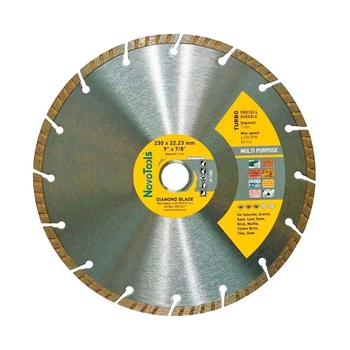 Круг алмазный NovoTools Standard DBS230/T Turbo Wave 230*7*22,23 мм