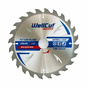 Диск пильный WellCut Standard WS24210 24T 210*30 мм