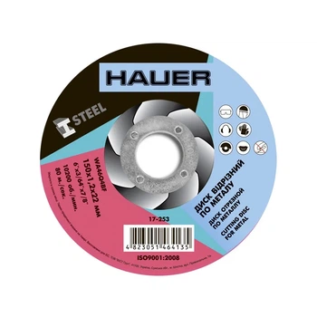 Диск отрезной Hauer 17-253 по металлу 150*1,2*22 мм