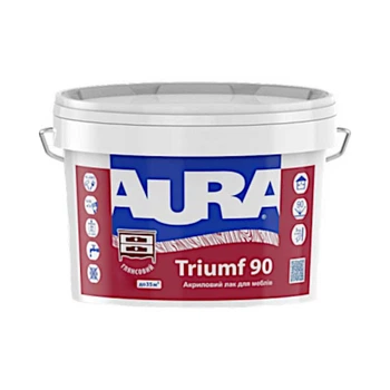 Лак мебельный Aura Triumf 90 акриловый глянцевый прозрачный 0,75 л