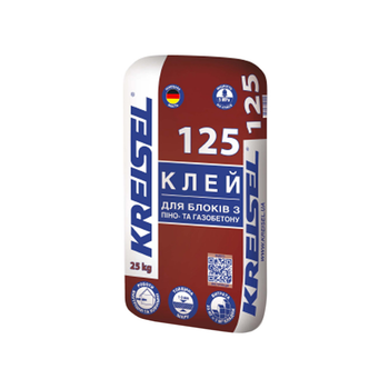 Клей для блоків з піно-та газобетону Kreisel 125 25 кг