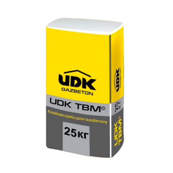 Клей для кладки газоблоків UDK 25 кг