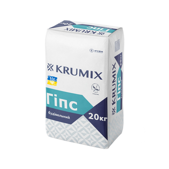 Гіпс будівельний Krumix КМ Г-5 Н-ІІ 20 кг