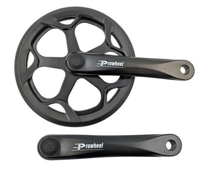 Шатуни PROWHEEL FOLDING PRO-546P квадрат 170мм 46T 1/8" CITY алюміній чорний
