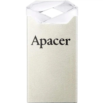 Флеш-накопитель Apacer AH111 64GB компактний сріблястий