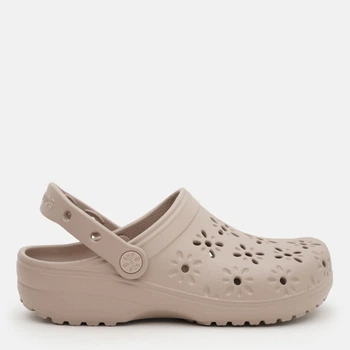Женские кроксы Crocs Classic Floral Cut Out Clog Taupe 210927-214 37-38 (M5/W7) 23 см Taupe (198445117800)