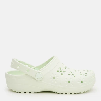 Женские кроксы Crocs Classic Floral Cut Out Clog JdT 210927-3YH 37-38 (M5/W7) 23 см Jade Tint (198445117886)