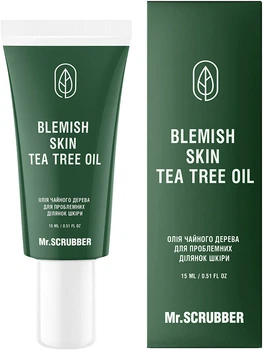 Олія чайного дерева Mr.Scrubber Blemish Skin Tea Tree Oil для проблемних ділянок шкіри 15 мл (4823109702974)