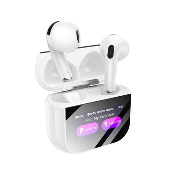 Беспроводные наушники HOCO EW82 Sparkle true wireless touch screen BT headset, BT5.4, 30mAh, 300mAh, 4h, white