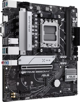 Материнська плата Socket_AM5 Asus Prime B650M-K (mATX, B650, 2x DDR5, max. 96GB)
