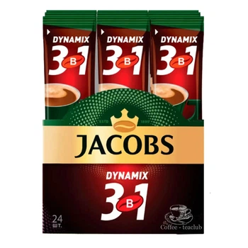 Кава 3в1 Jacob's Dynamix 12,5 г*24 стіки