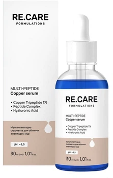Мультипептидная сыворотка для лица Recare Multi-Peptide Copper serum с медным пептидом 30 мл (4823109411500)