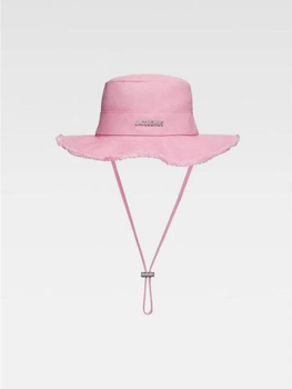 Панама с принтом Jacquemus Le Bob Artichaut Beige Розовый