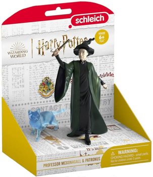 Фігурка Schleich The Wizarding World Гаррі Поттер Професор Макгонагалл і патронус кіт 42682 (4059433747620)