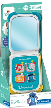 Телефон детский Clementoni Disney Baby Stitch Flip-Phone 17519 (8005125175192)