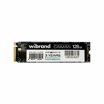 Накопичувач Wibrand Caiman 128GB M.2 2280 NVMe PCIe 3.0 x4 (WIM.2SSD/CA128GB)