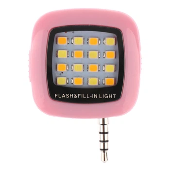 Світлодіодне світло для фото Alitek iFlash (спалах для селфі), pink (55060)