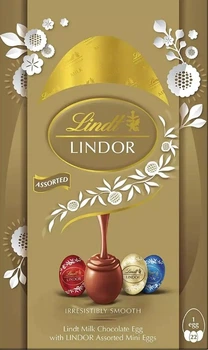 Пасхальний набір Lindt Lindor Assorted Chocolate Easter Egg Medium 215г