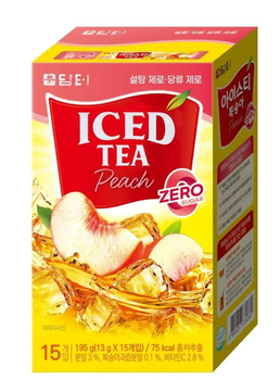 Напій Damtuh Peach Iced Tea Zero Sugar 15 стіків