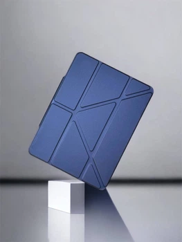 Чохол CaseFashion Y-type з тримачем для стілуса для iPad 9.7" (2017/2018) - Navy Blue