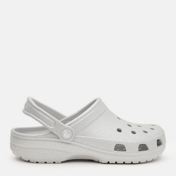 Женские кроксы Crocs Classic Glitter Clog SilGlt 205942-0IC 37-38 (M5/W7) 23 см Silver Glitter (196265542413) 