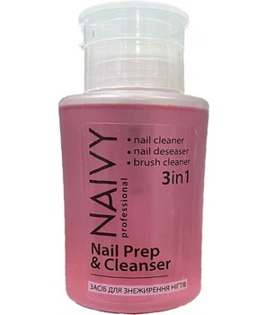 Средство для обезжиривания ногтей Naivy Nail Prep & Cleanser 3 в 1 180 мл