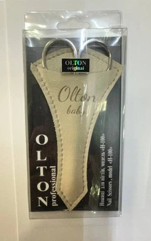 Ножницы детские в кожаном чехле Olton