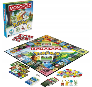 Настільна гра Hasbro Monopoly Pokémon (версія польська)(5010996298652)