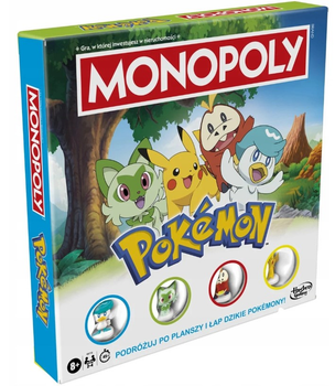 Настільна гра Hasbro Monopoly Pokémon (версія польська)(5010996298652)