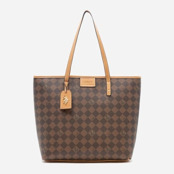 Сумка шопер жіноча U.S. Polo Assn 27A151-AA00A(TAN-BROWN) Коричнева (786660877496)