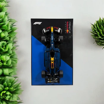 Арт Держатель Рамка на Стену 80x50 см. для Фирменного Конструктора Technic F1 Oracle Red Bull Racing RB20 (42206) Ред Булл Формула 1 Сезон 2024 - Type-D