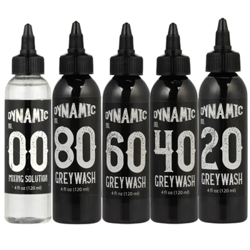 Тату краска теневая Dynamic GreyWash Solution Set по 120 мл