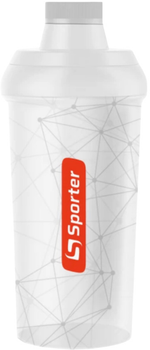 Шейкер Sporter 700 мл Прозрачный Белый (4820249723531)