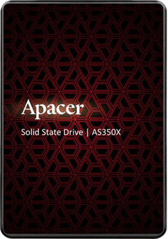 Накопичувач SSD 512 GB Apacer AS350X 2.5" SATAIII 3D SLC (AP512GAS350XR-1) 2.5"