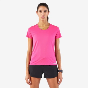 Футболка жіноча Run 100 для бігу фуксія - 4XL