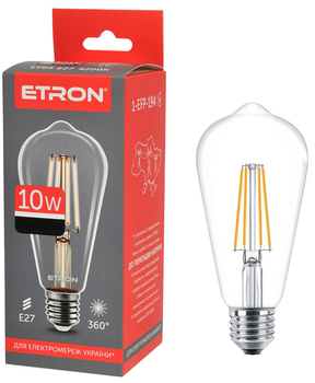 Светодиодная лампа ETRON ST64 10W E27 4200K 1-EFP-194