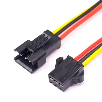 SM коннектор штекер JST Connector 3pin (2 jack) комплект папа + мама