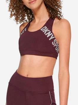 Спортивный топ для фитнеса женский Donna Karan NY (DKNY) 622385434 XL Бордовый (1159826917)