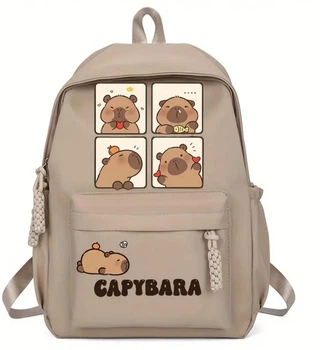 Рюкзак з Капібара Capybara Love 42х30х15 см для дівчинки підлітковий, міський, шкільний, молодіжний