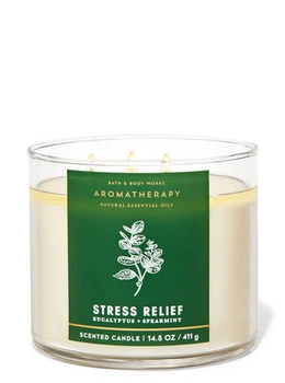 СВІЧКА AROMATHERAPY STRESS RELIEF EUCALYPTUS SPEARMINT Bath&Body Works (26154557)