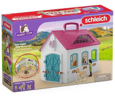 Ігровий набір Schleich Horse Club Стайня Маленька Підкова 42703 (4069111000091) 