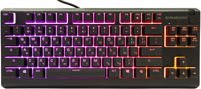 Клавиатура проводная SteelSeries Apex 3 TKL USB UA (SS64831)